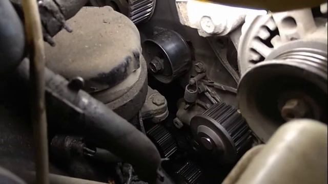 Тойота Калдина 3s-fe замена ремня грм и масленного насоса смотреть онлайн