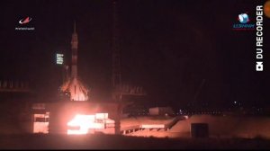 Запуск ракеты «Союз-ФГ» с ТПК «Союз МС-12»  .