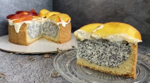 Творожный Маковый пирог, ЛЕГКО, БЫСТРО , ВКУСНО
