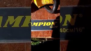 Распаковка бензопилы Чемпион 241. УРА !!!! НОВАЯ Бензопила #бензопилачемпион #чемпион241