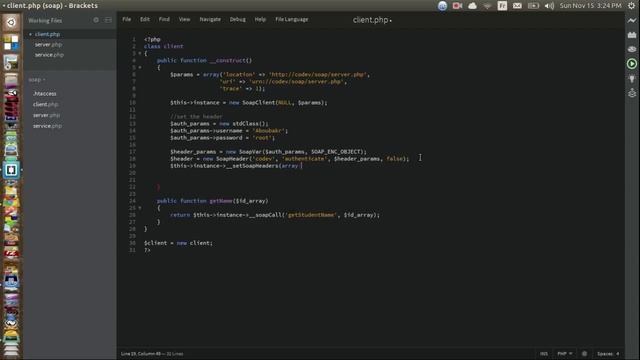 How to Create a SOAP Client/Server in PHP (Added Authentification) - Part 02 смотреть онлайн