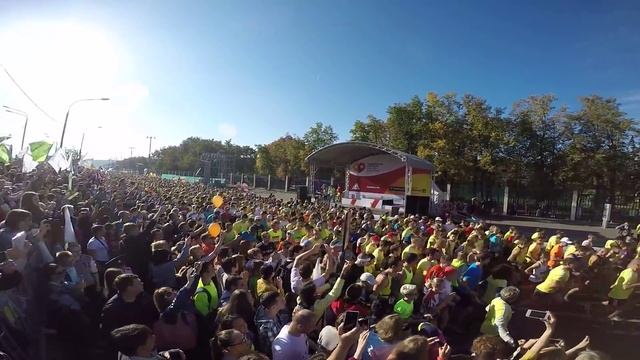 Старт московского марафона 2015 смотреть онлайн