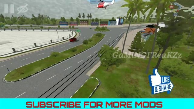 BUSSID MOD HELICOPTER | BUS SIMULATOR INDONESIA