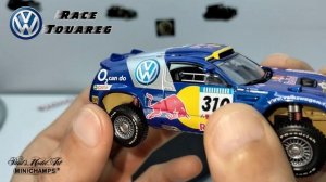 Превзошел все мои ожидания | обзор модели Volkswagen Race Touareg 1:43 Minichamps