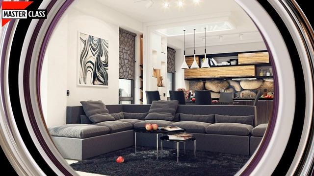 современный дизайн интерьера кухня гостиная 2023 смотреть онлайн