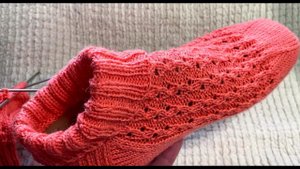 НЕЖНЫЙ АЖУРНЫЙ УЗОР ДЛЯ ЖЕНСКИХ НОСОЧКОВ