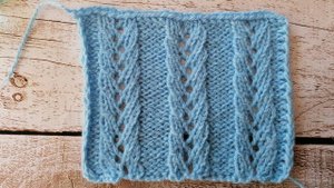 4//Ажурные дорожки//Простой ажурный узор