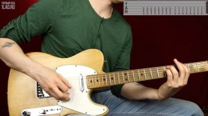 Как играть The White Stripes Seven Nation Army - Уроки игры на гитаре Первый Лад