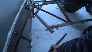 Обзор и размеры снегового отвала для караката.