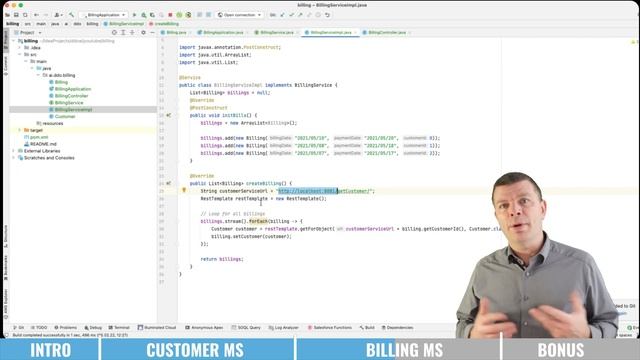 Java Spring Boot Microservices: How microservices communicate with the help of rest template?