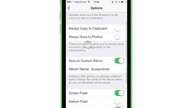 Твик Almpoum - новые возможности создания скриншотов на iPhone и iPad смотреть онлайн