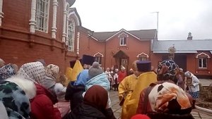Крестный ход Храм Вознесения Господня посвящённый памяти Святителя Димитрия Ростовского