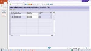 SAP Error // Interval  does not exist for object RF_BELEG // Message No  NR751