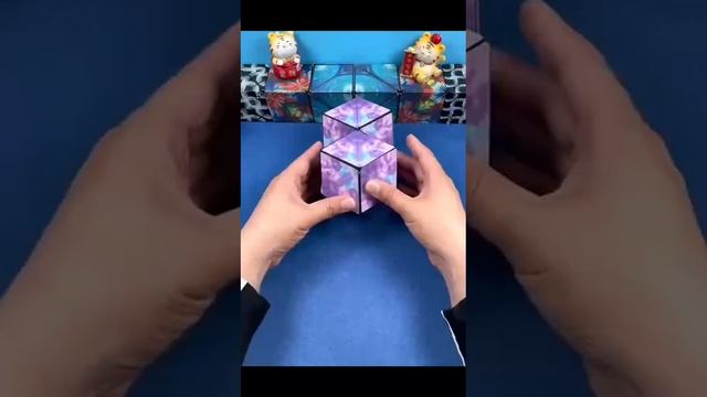 Магнитный геометрический сменный волшебный куб 3D снятие стресса