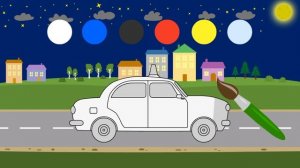 СПЕЦИАЛЬНЫЕ МАШИНЫ. Пожарная машина, Полицейская машина, Скорая помощь. Учим машинки и цвета