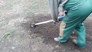 Электро лопата, испытание удалось.