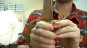 Шашка офицерская подзнаменная образца 1940 г. (Р60)