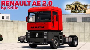 RENAULT AE by Krille🚚ДЕТАЛЬНЫЙ ОБЗОР МОДА ETS 2 1.50