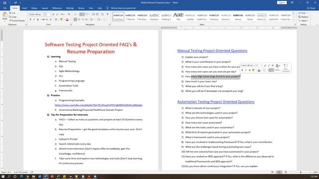 How To Learn & Practice Automation Testing | Project based Q & A | Resume Preparation Tips