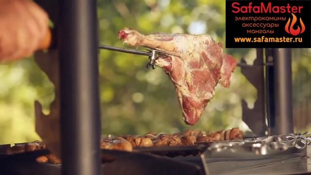 Обзор гриля барбекю GRILL 102 на углях и дровах смотреть онлайн