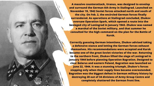 Georgy Zhukov - Biography of Soviet Marshal and General who defeated Hitler смотреть онлайн