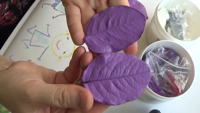 молд листа розы для лепки из Холодного Фарфора смотреть онлайн