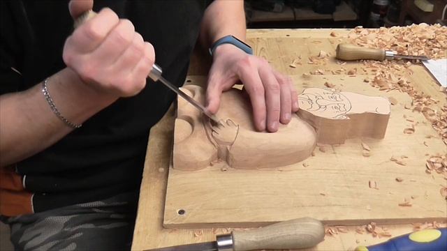 Фигурка из дерева своими руками, резьба по дереву смотреть онлайн
