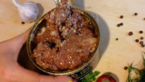Тушёнка из мяса косули
