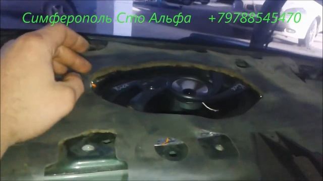 Установка динамиков в заднюю полку Toyota Camry +79788545470 Симферополь Сто Альфа смотреть онлайн