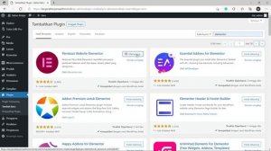 4 .Tutorial Tutor LMS-Pemasangan Plugin Elementor