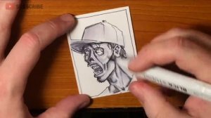 Drawing Gus the Zombie - Gary E's Sketch Cards - Ep. 39