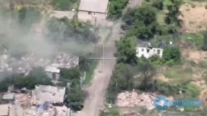 Удары по позициям ВСУ в н. п. Дылеевка/Strikes at the AFU position in Dyleevka village