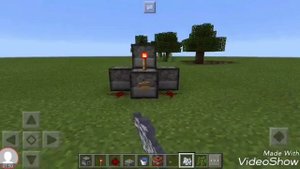 Как сделать автоматическую ТНТ пушку в Minecraft PE