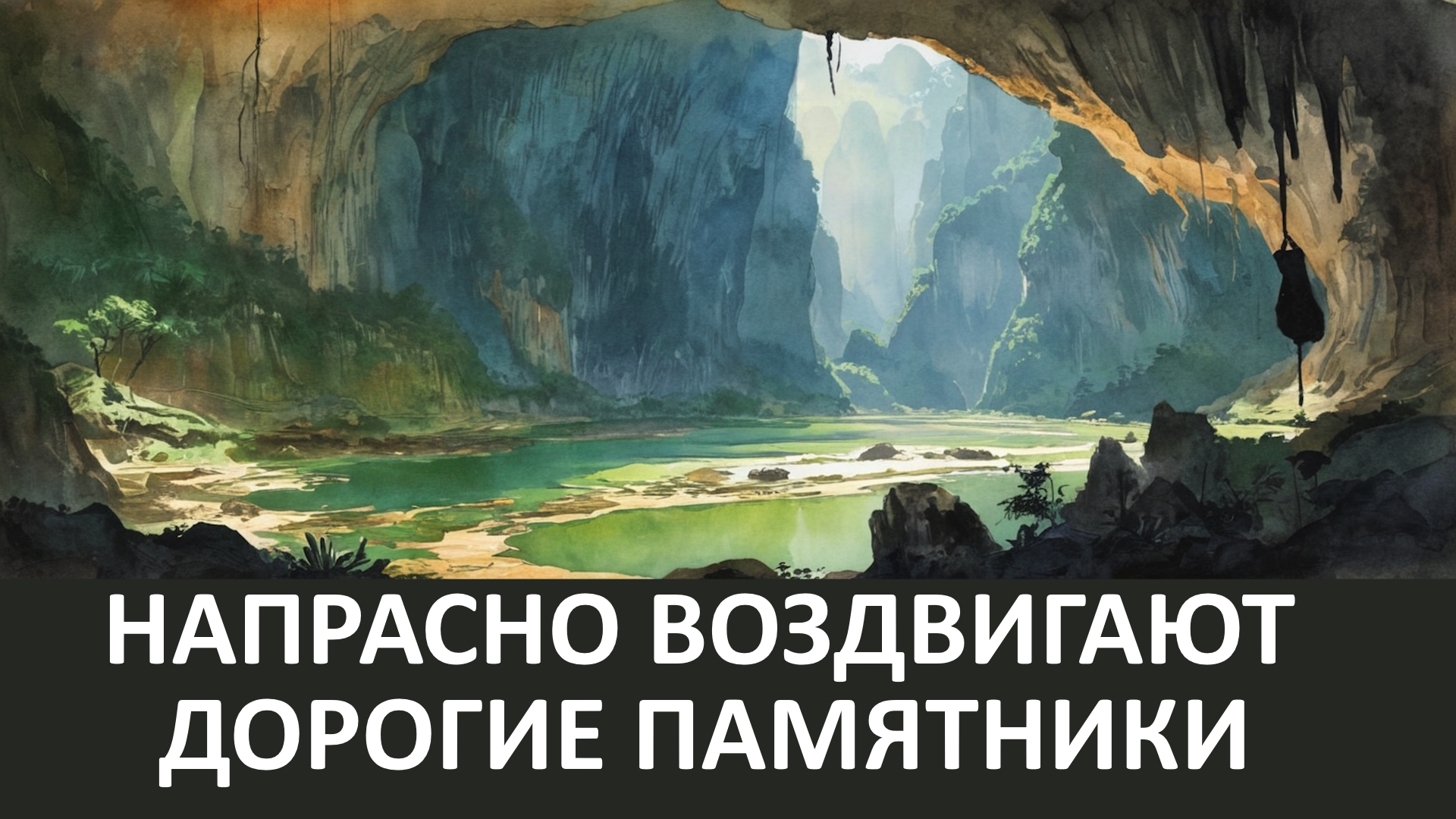 Напрасно воздвигают дорогие Памятники.