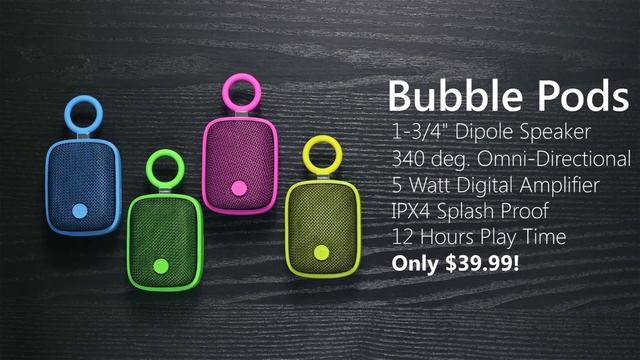 Dreamwave Bubble Pods - Portable Bluetooth Speakers смотреть онлайн