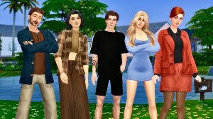 Каролин молодая. Династия Ливингстон. The Sims 4