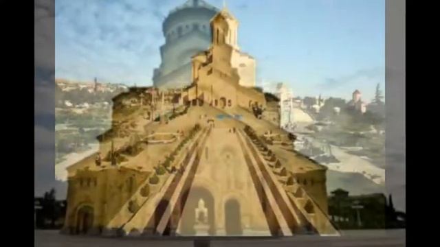 Православный храм Цминда Самеба Тбилиси Грузия.