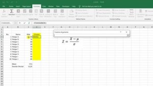 Cara Menghitung Z Score dengan Excel | Belajar Statistik Excel