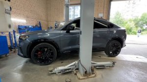 Занижение автомобиля Geely Tugella на 3 см