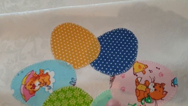 ???Пасхальные скатерть и салфетка.Курочка из фанеры. смотреть онлайн