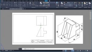 AutoCAD 2022 | AutoCAD Basics | For Absolute Beginners | Orthogonal Drawing | Exercise 004