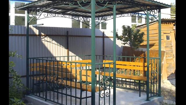 Недорогая беседка для дачи из металла, Днепропетровск смотреть онлайн