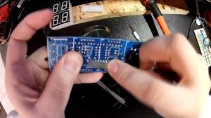 Конструктор /// USB светодиодные электронные часы с термометром