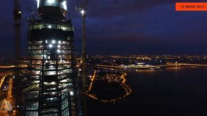 «Лахта-Центр» в СПб, башня Газпрома – видео 2017, ход строительства