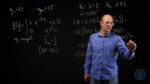 Тест отношения правдоподобия. Проверка гипотез