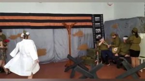 фестиваль ГПН. Инсценировка военной песни