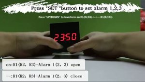 LED Часы-будильник Wood Clock C-1293 термометр - ВИДЕО ИНСТРУКЦИЯ ПО НАСТРОЙКЕ КУБА