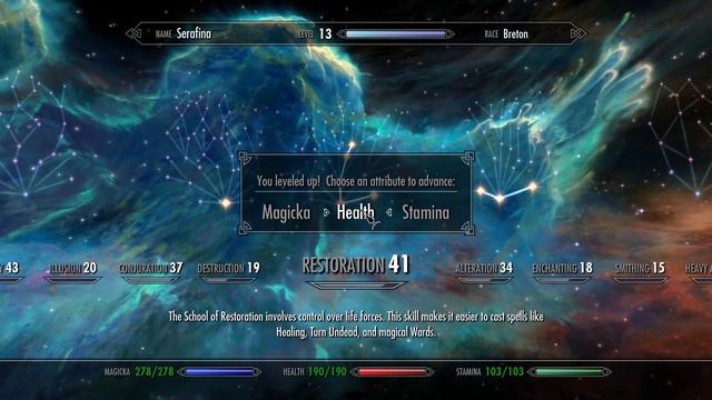 Skyrim Wintersun: Alessia's Arcane Warrior - 8: Improving skills; Guardian Stone Bandit Camp смотреть онлайн