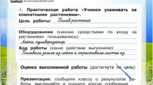Задание 4 Комнатные растения - Окружающий мир 2 класс (Плешаков А.А.) 1 часть