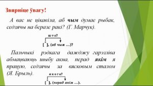 Тэма 11. Правілы пабудовы складаназалежных сказаў, знакі прыпынку